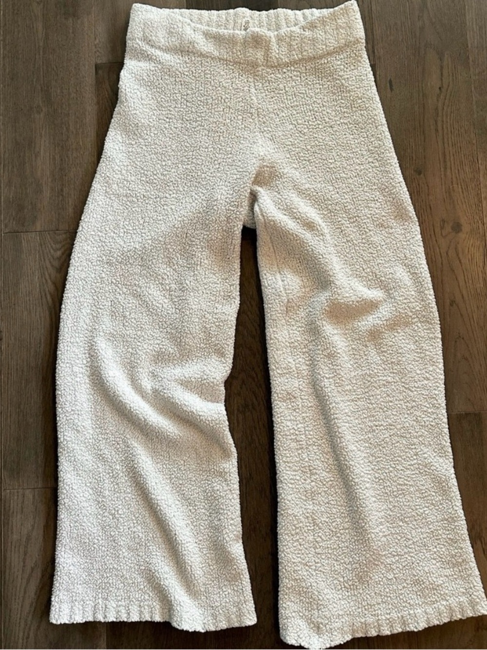 ✨SKIMS Cream Cozy Knit Wide-Leg Lounge Pants✨